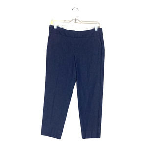 Talbots blue slim crop fit pants size 4